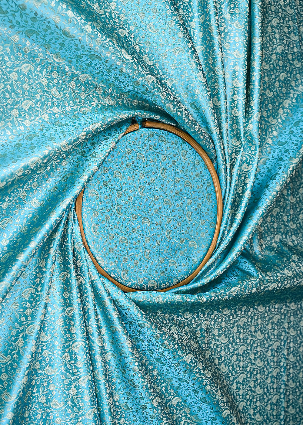 Light-Blue-Banarasi-Brocade-Fabric-With-All-Over-Zari-Handloom-21910-close-view