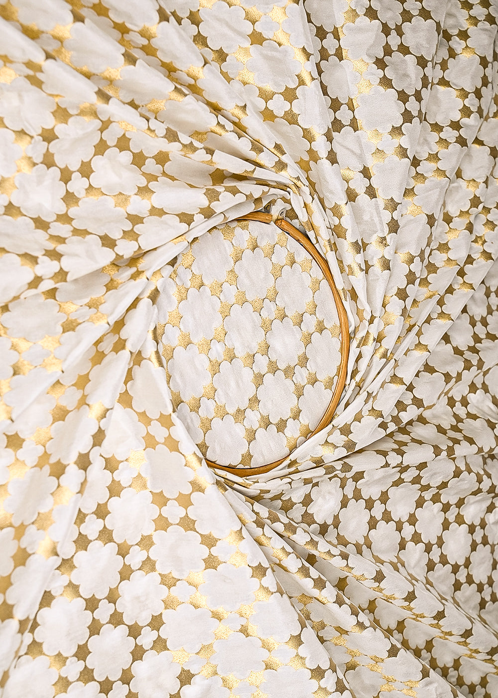 White-Dyeable-Banarasi-Brocade-Fabric-With-All-Over-Golden-Zari-Handloom-21929-close-view