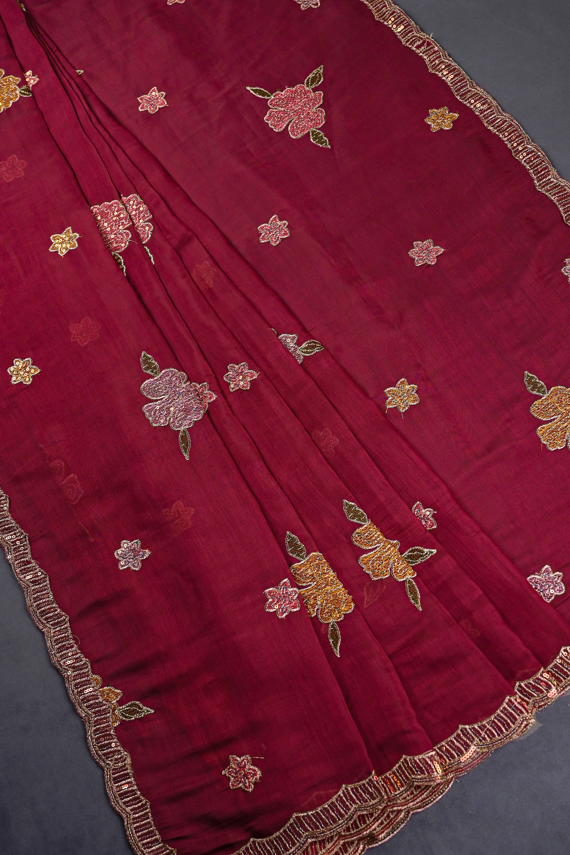 Mauve-Chanderi-Dupatta-With-All-Over-Zari,-Thread-And-Sequins-Work-21945-silhoutte-view
