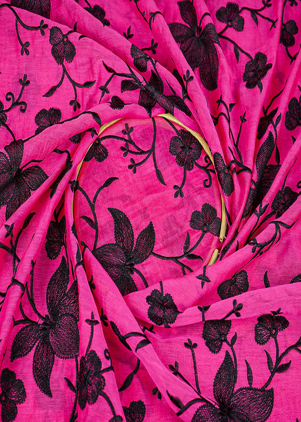 Pink-Chanderi-Fabric-With-All-Over-Thread-Work-21947-close-view