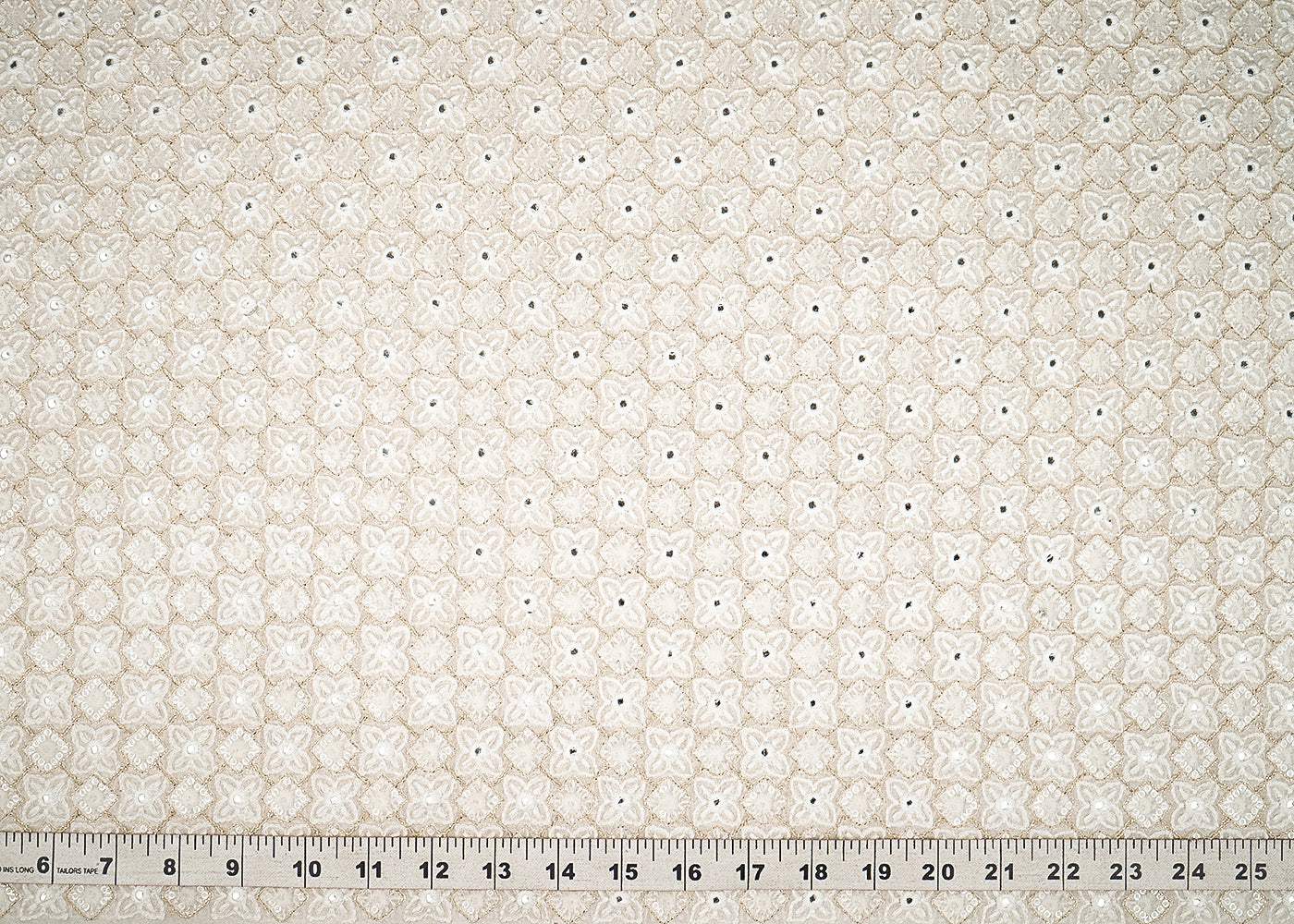 White-Dyeable-Georgette-Fabric-With-All-Over-Zari-Thread-And-Faux-Mirror-Work-21962-measurement-view