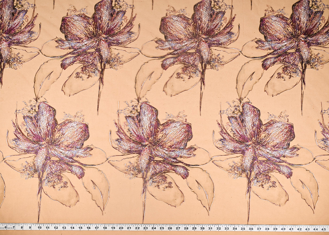 Onion-Pink-Imported-Net-Fabric-With-All-Over-Floral-Thread-Work-21972-measurement-view