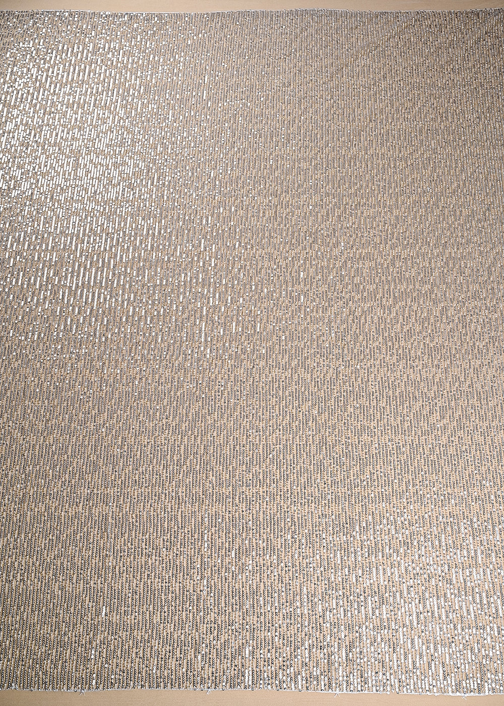 Krystle D'Souza Inspired Edition | Silver Embroidered Net Unstitched Fabric 22058