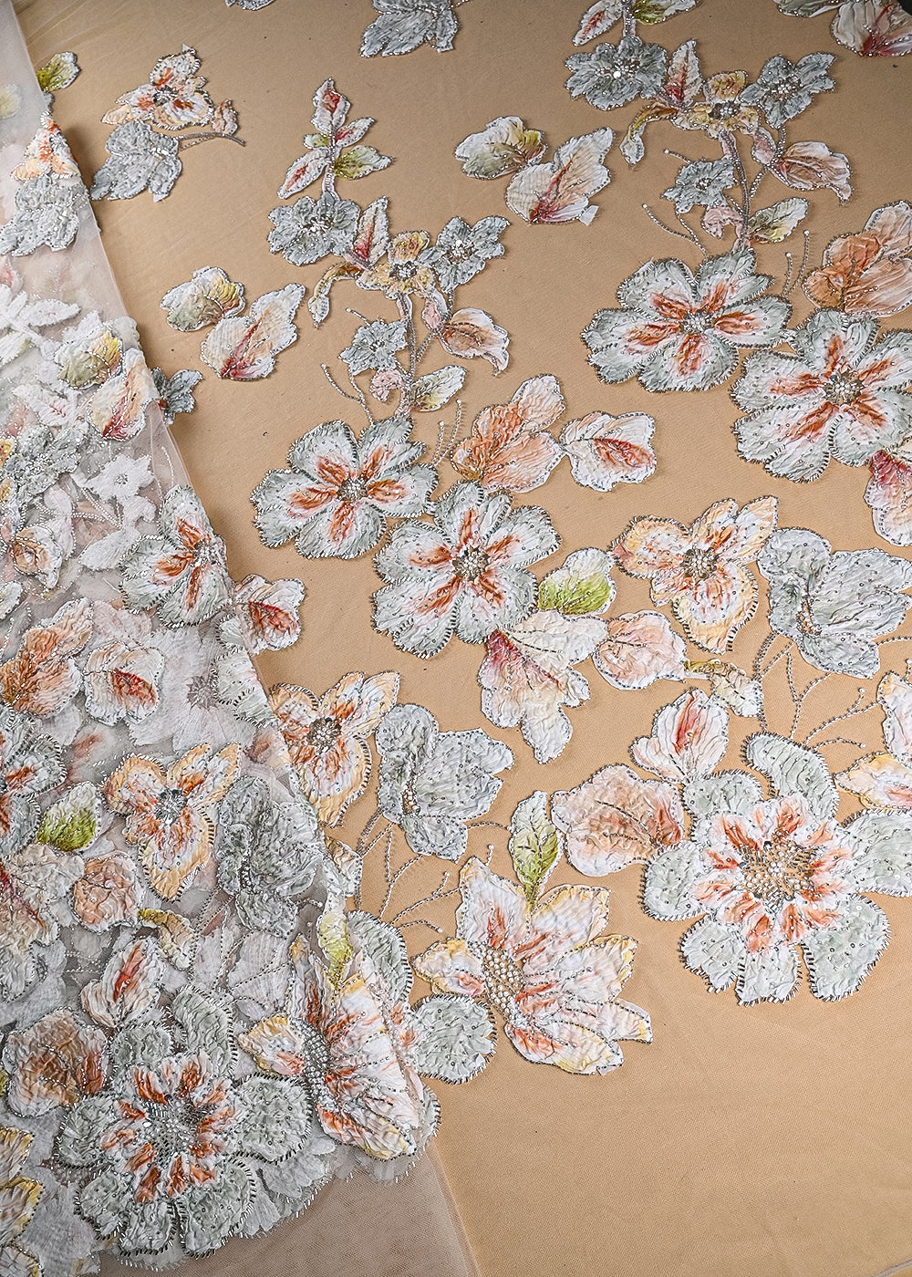 Beige-Imported-Net-Fabric-With-All-Over-Bead-And-Ribbon-Work-22096-net-view