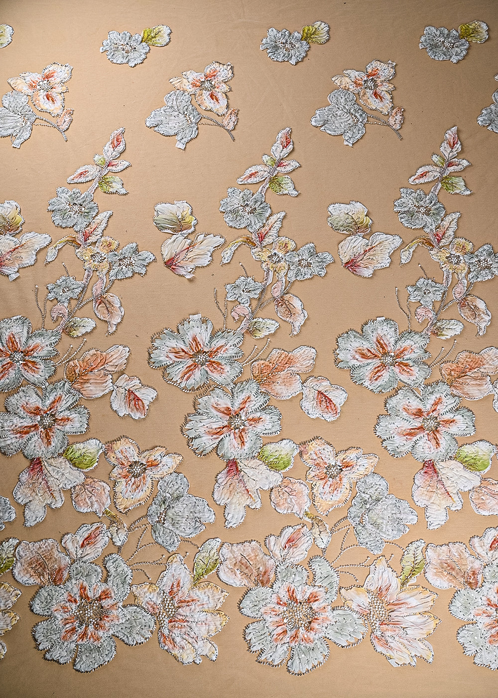 Beige-Imported-Net-Fabric-With-All-Over-Bead-And-Ribbon-Work-22096-work-view