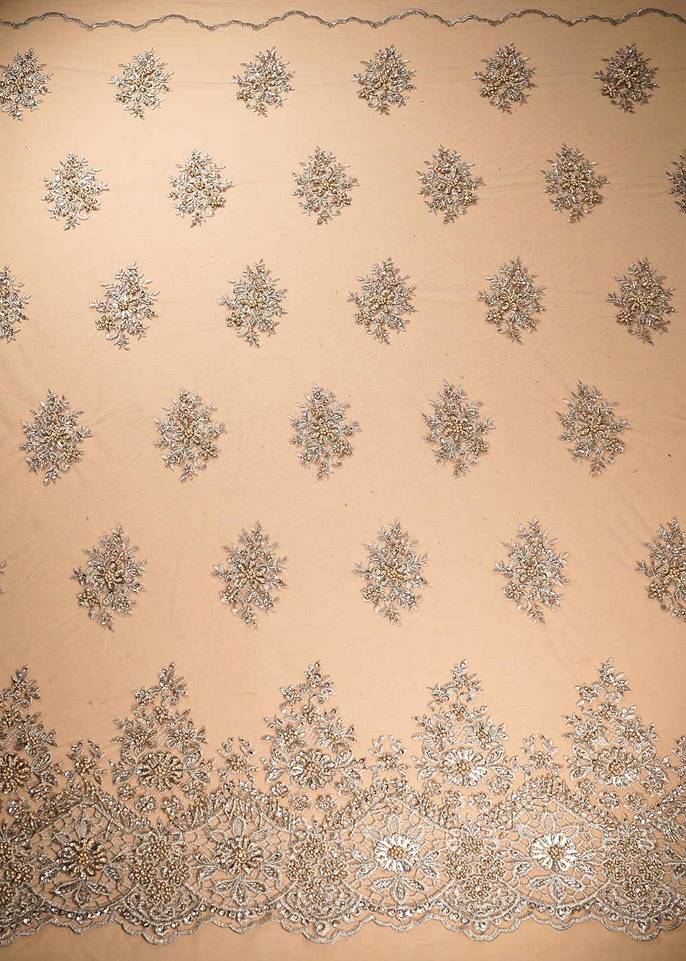 Lavender-Imported-Net-Fabric-With-All-Over-Sequins,-Katdana,-Bead-And-Zari-Work-With-One-Side-Border-22123-work-view