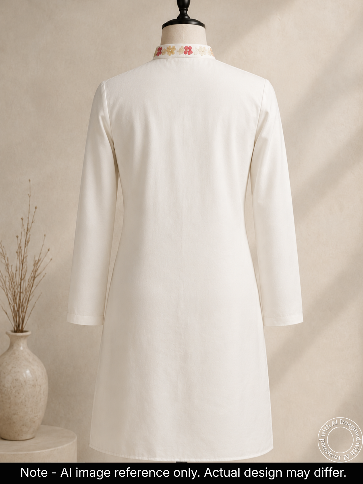 The Kohinoor - Unstitched Off White Kurta Fabric For Men 22190