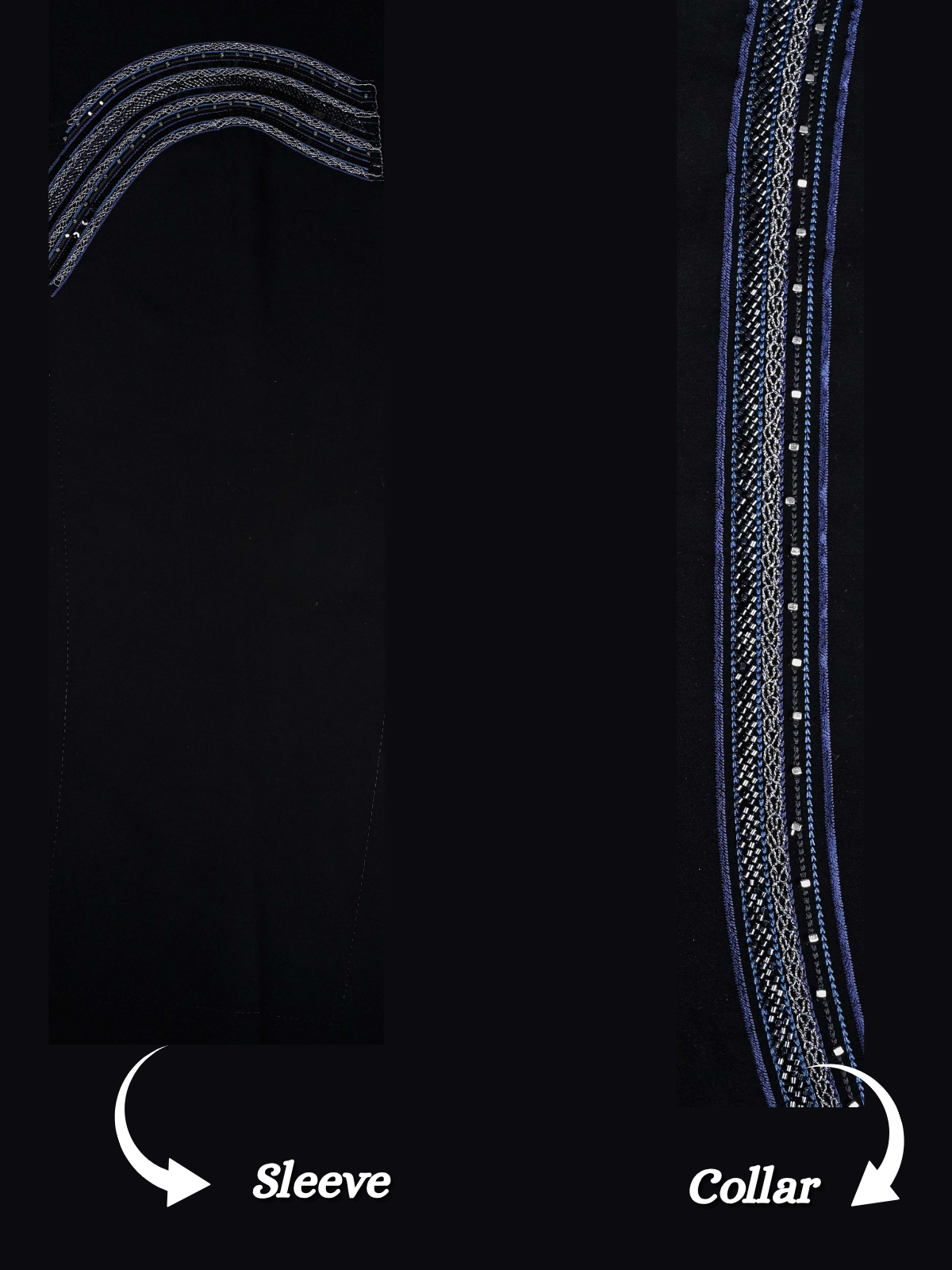 The Riwaayat - Unstitched Black Jodhpuri Jacket Fabric For Men 22198