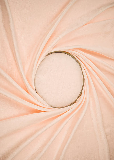 Light Peach Colored Nysa Silk Fabric 22208(102)