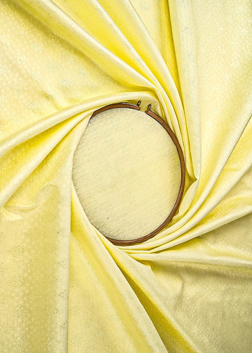 Yellow-Banarasi-Brocade-Fabric-With-All-Over-Self-Work-22219-close-view