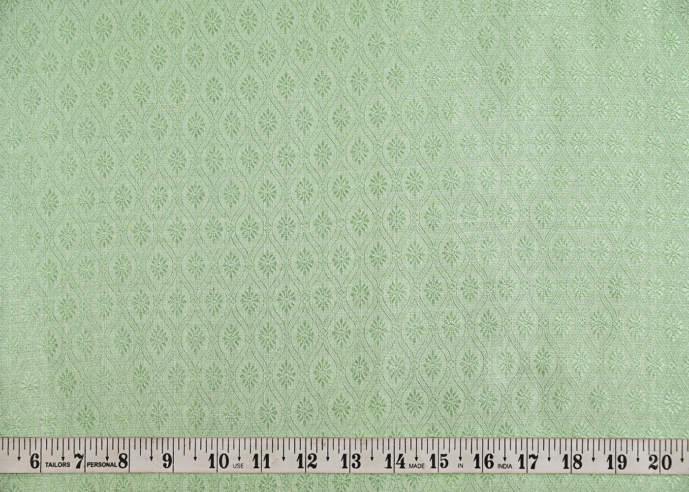Mint-Green-Banarasi-Brocade-Fabric-With-All-Over-Self-Work-22220-measurement-view
