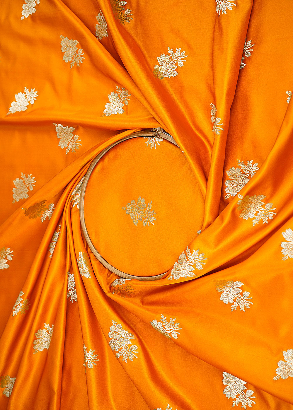 Mustard-Banarasi-Brocade-Fabric-With-Allover-Zari-Handloom-22254-close-view