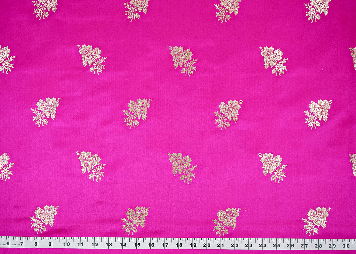 Magenta-Banarasi-Brocade-Fabric-With-Allover-Zari-Handloom-22264-measurement-view