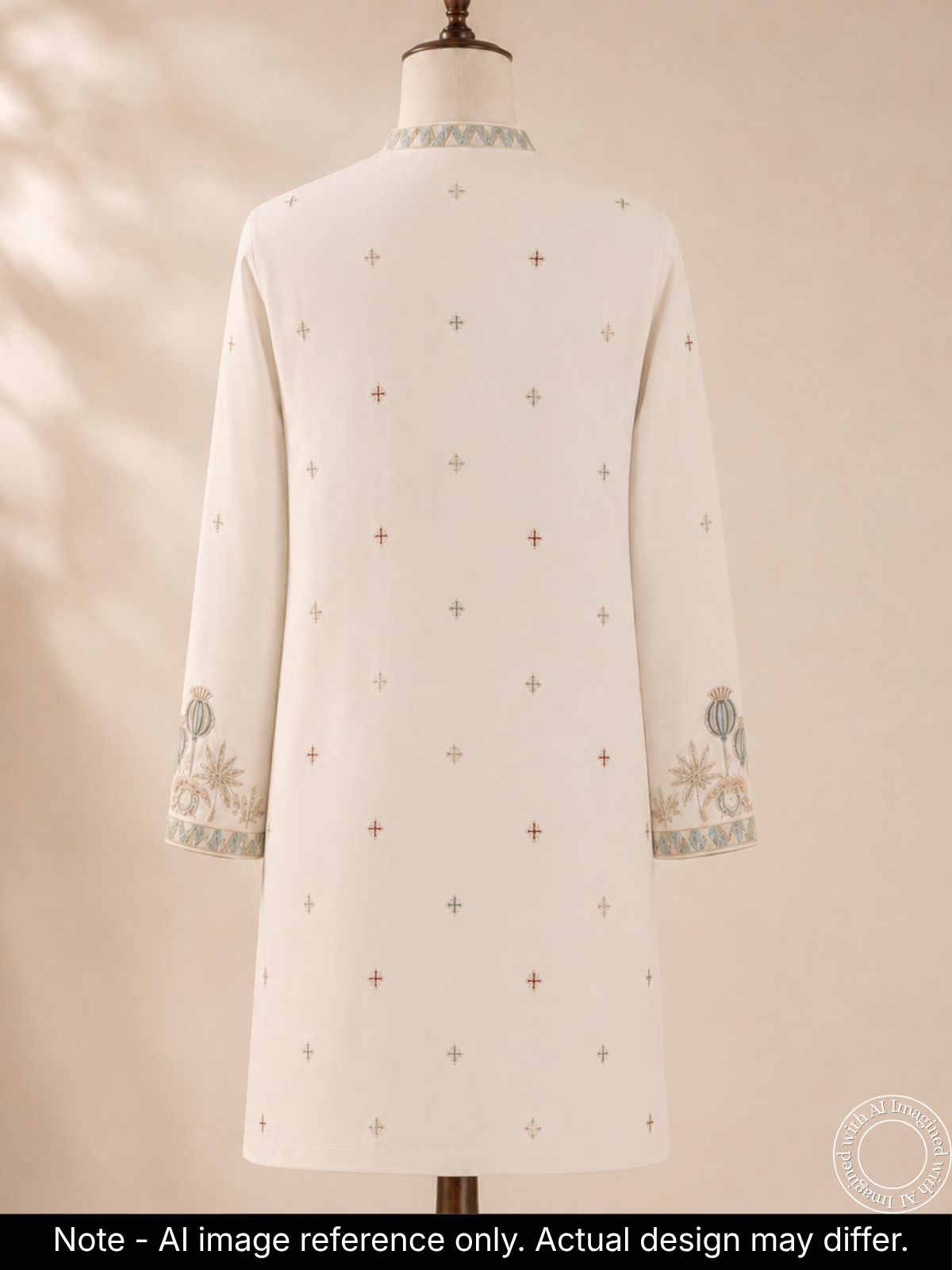 The Kohinoor - Unstitched Off White Kurta Fabric For Men 22278