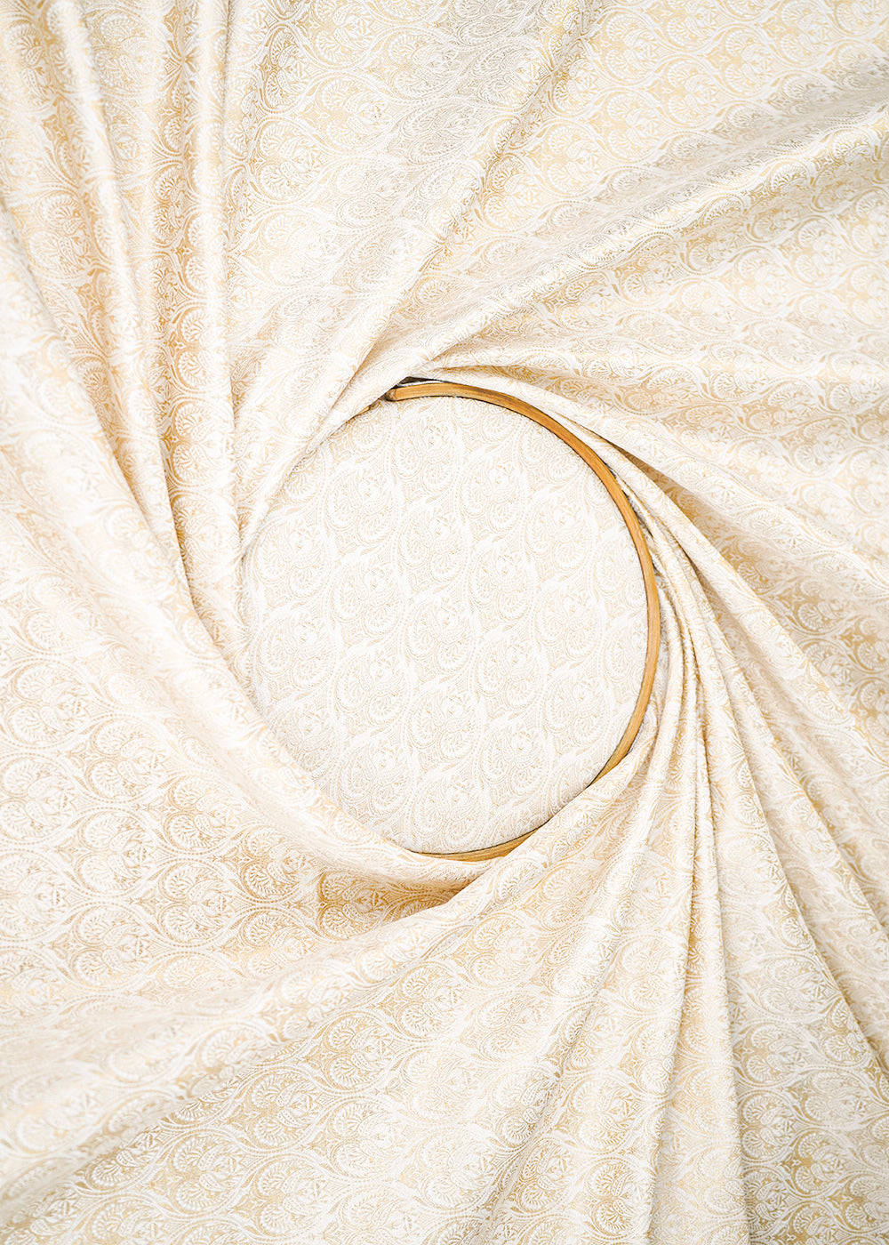 White-Dyeable-Chanderi-Fabric-With-Allover-Zari-Handloom-22387-close-view