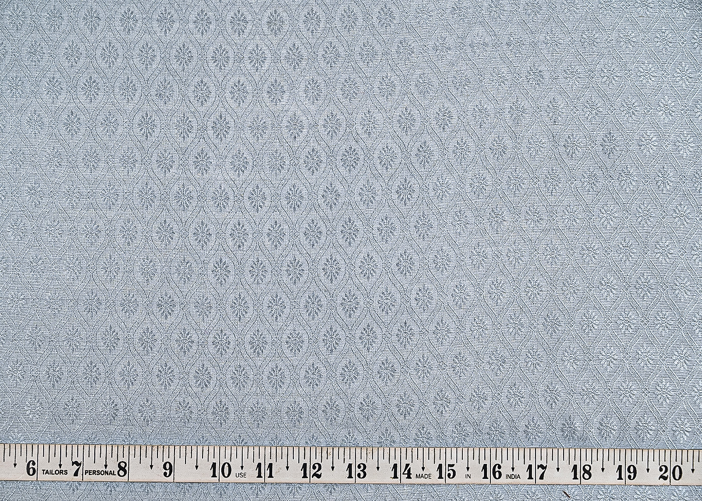 Grey-Banarasi-Brocade-Fabric-With-Allover-Self-Work-22466-measurement-view