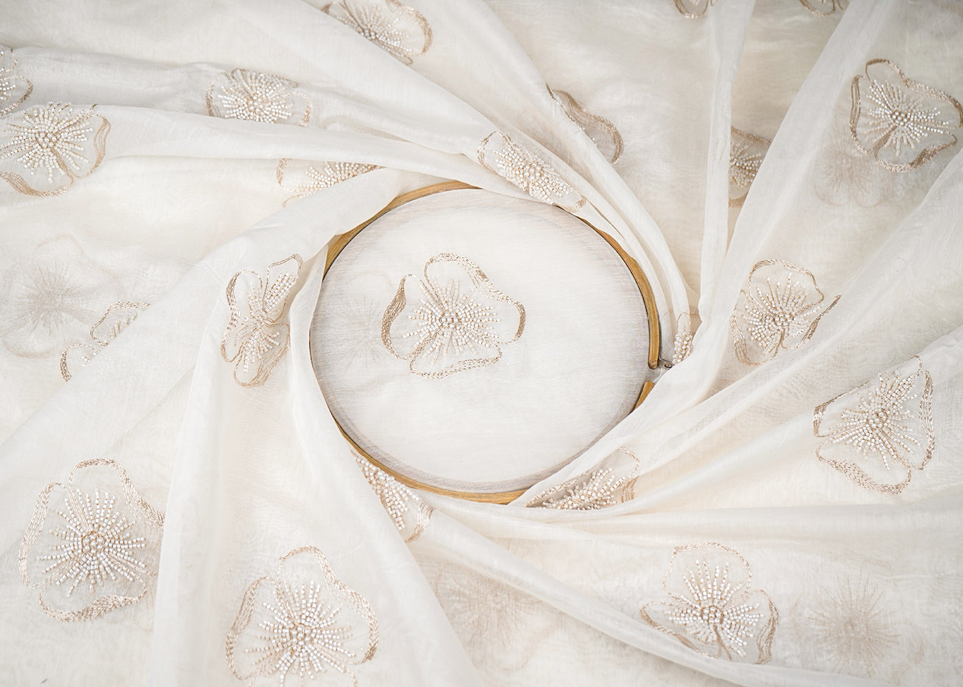 White-Dyeable-Chanderi-Fabric-With-Allover-Zari-Bead-And-Katdana-Work-22481-close-view