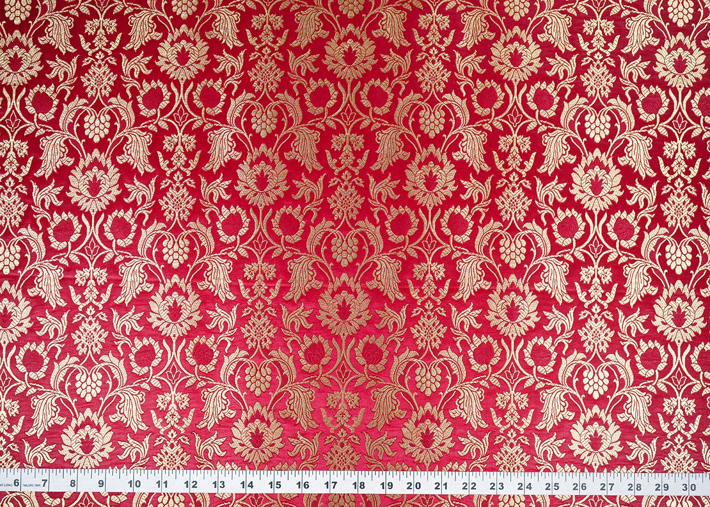 Burgundy-Banarasi-Brocade-Fabric-With-All-Over-Zari-Handloom-22578-measurement-view