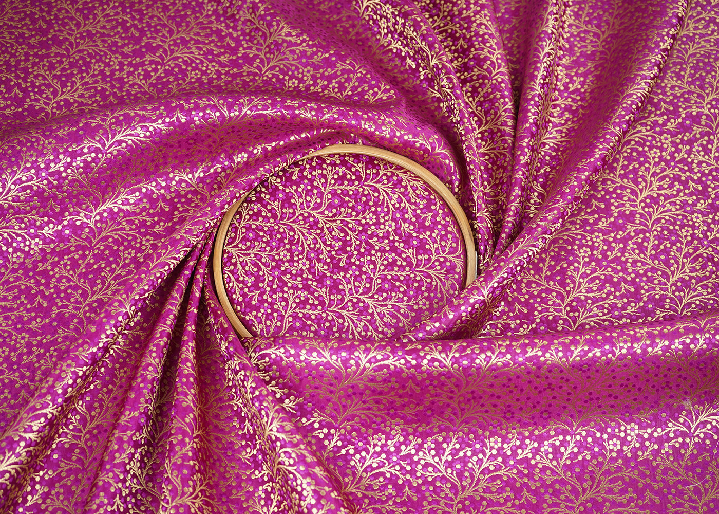 Purple-Banarasi-Brocade-Fabric-With-All-Over-Zari-Handloom-22579-close-view