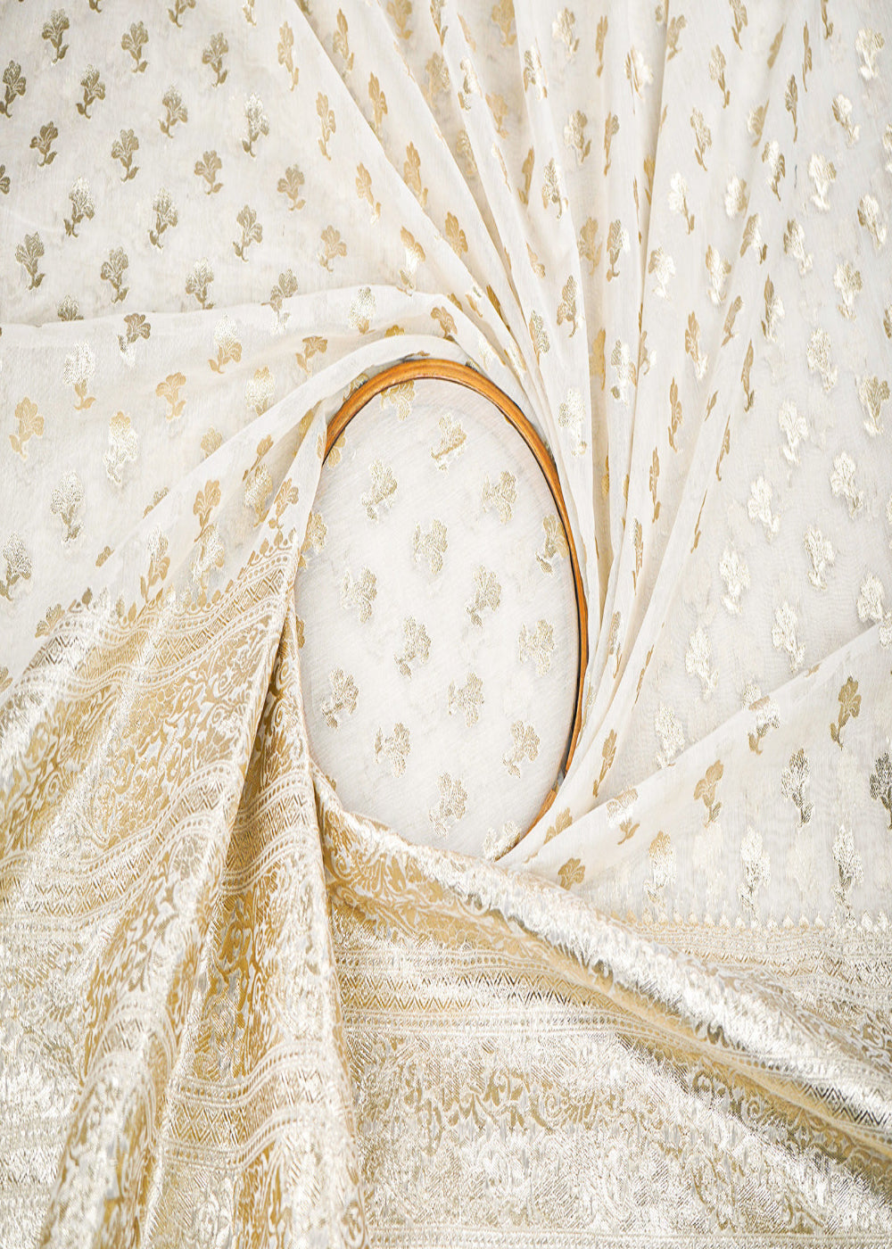 White-Dyeable-Chanderi-Fabric-With-All-Over-Zari-Handloom-With-One-Side-Border-22627-close-view