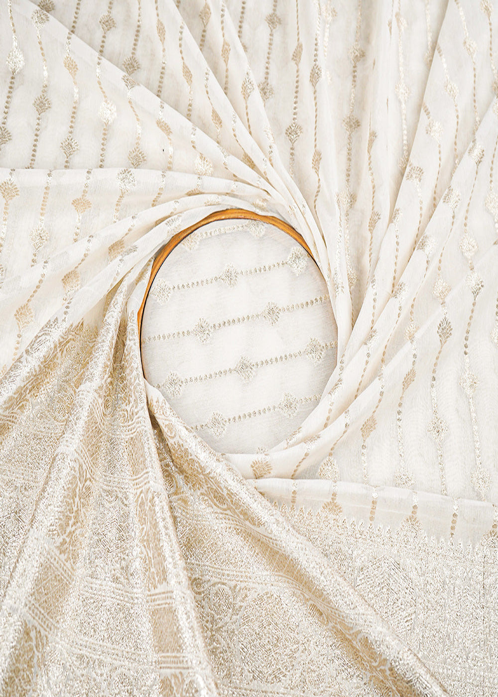 White-Dyeable-Chanderi-Fabric-With-All-Over-Zari-Handloom-With-One-Side-Border-22631-close-view