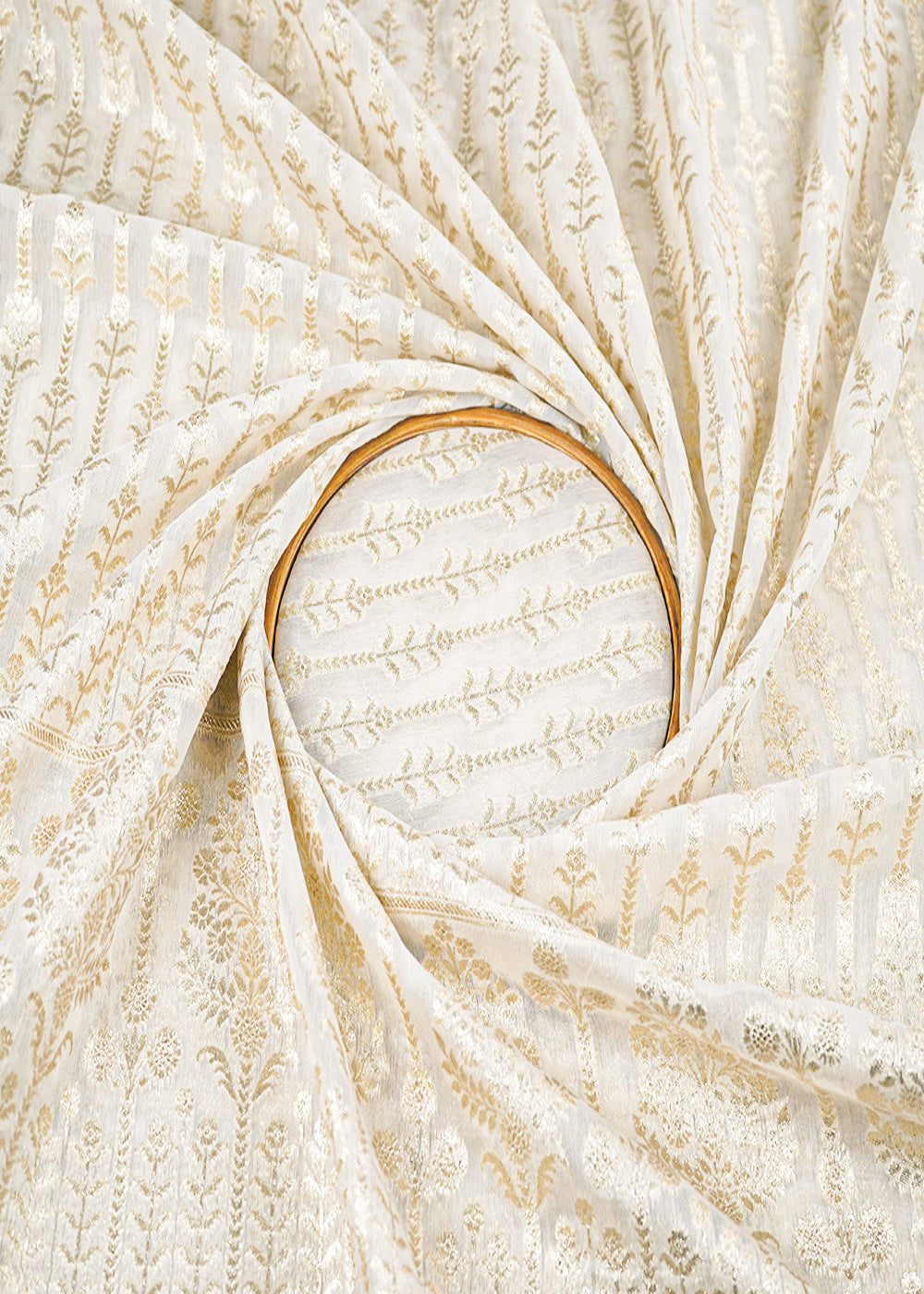 White-Dyeable-Chanderi-Fabric-With-All-Over-Zari-Handloom-With-One-Side-Border-22638-close-view
