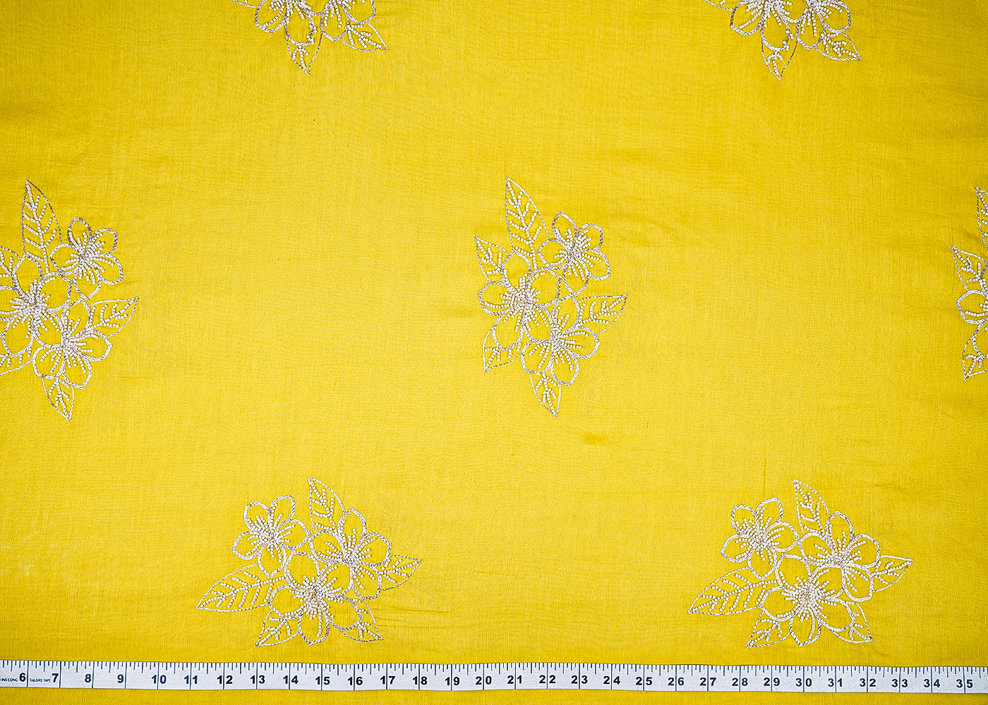 Yellow-Cotton-Linen-Fabric-With-All-Over-Floral-Zari-And-Katdana-Work-22666-measurement-view