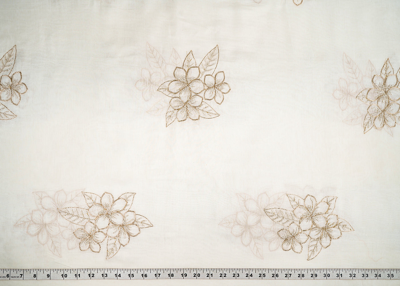 White-Dyeable-Cotton-Linen-Fabric-With-All-Over-Floral-Zari-And-Katdana-Work-22667-measurement-view