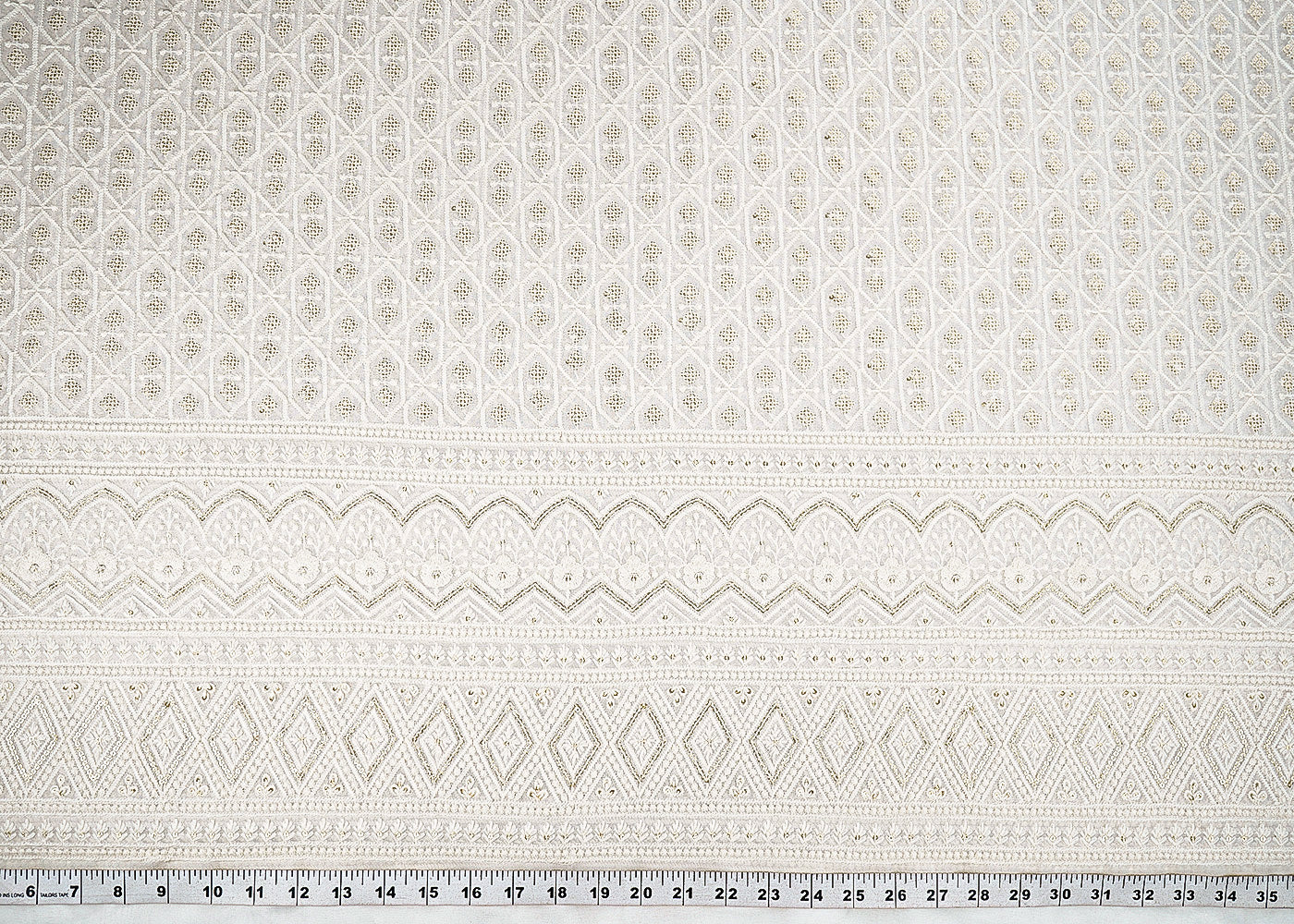 White-Dyeable-Georgette-Fabric-With-All-Over-Thread-And-Sequins-Work-With-One-Side-Border-22676-measurement-view