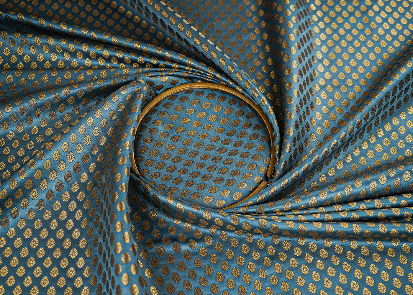 grey-banarasi-brocade-fabric-with-all-over-zari-handloom-22730-close-view