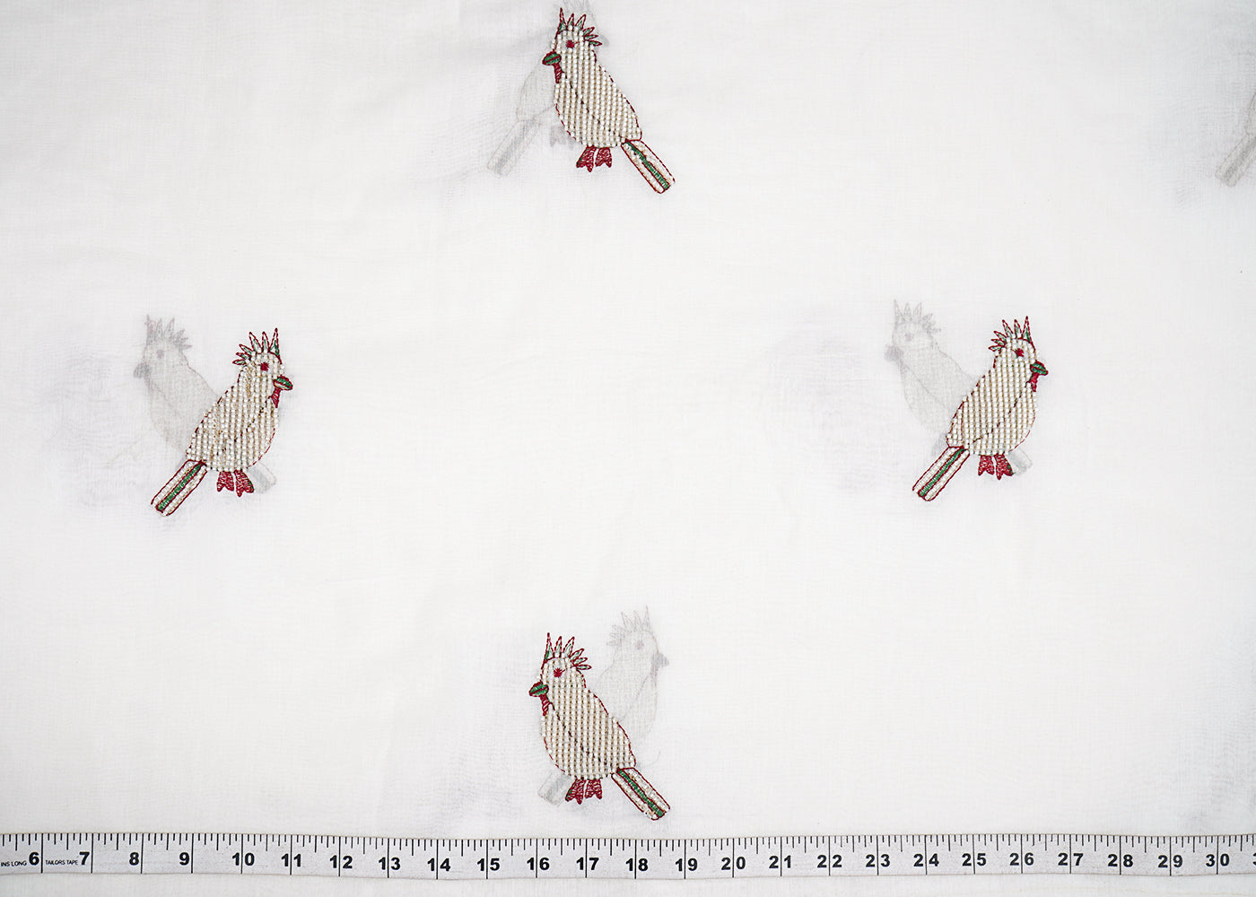 White-Dyeable-Modal-Cotton-Fabric-With-All-Over-Bird-Motif-Of-Thread-And-Katdana-Work-22766-measurement-view