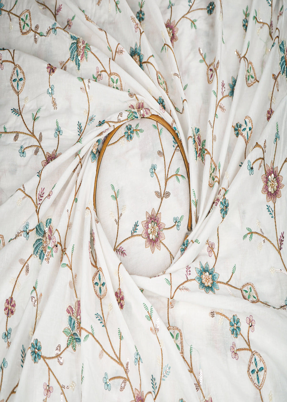 white-dyeable-cotton-fabric-with-all-over-floral-sequins-katdana-and-thread-work-22785-close-view