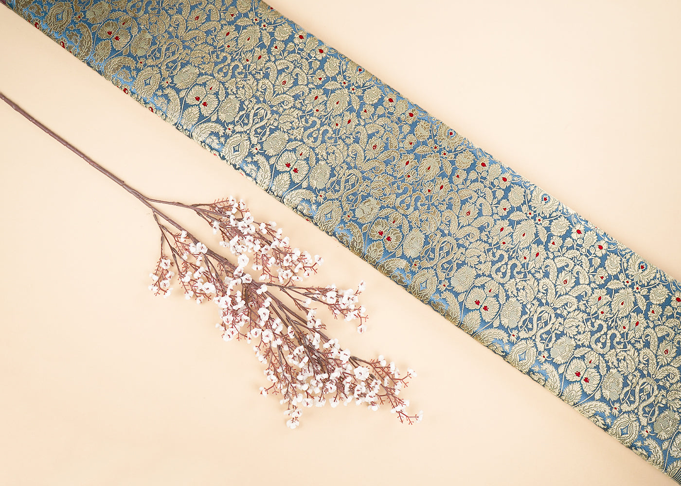 grey-banarasi-brocade-fabric-with-all-over-golden-zari-handloom-22789