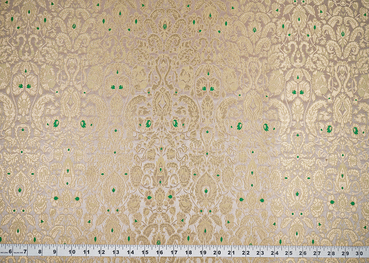 Beige-Banarasi-Brocade-Fabric-With-All-Over-Golden-Zari-Handloom-22800-measurement-view