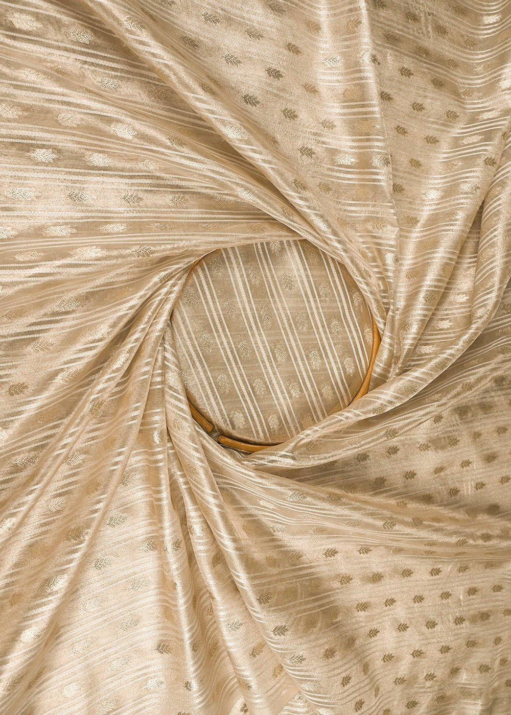 White-Organza-Fabric-With-All-Over-Zari-Handloom-22853-close-view