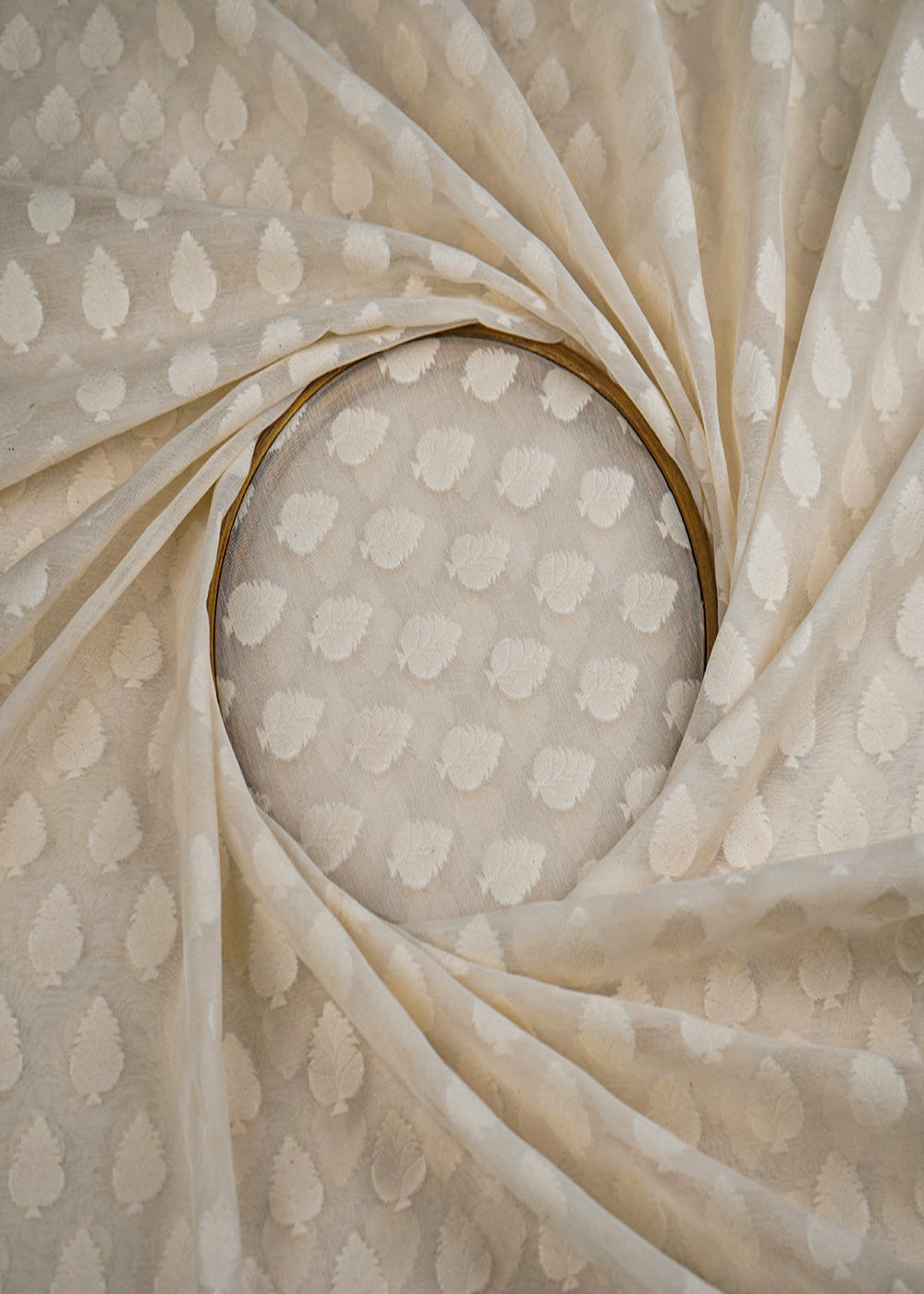 Off-White-Dyeable-Chanderi-Fabric-With-All-Over-Self-Work-22900-close-view