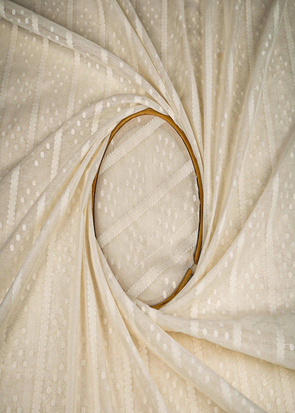 Off-White-Dyeable-Chanderi-Fabric-With-All-Over-Self-Work-22976-close-view