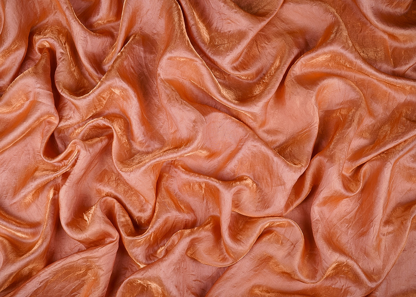 Peach Colored Diamond Silk Fabric 22989(101)