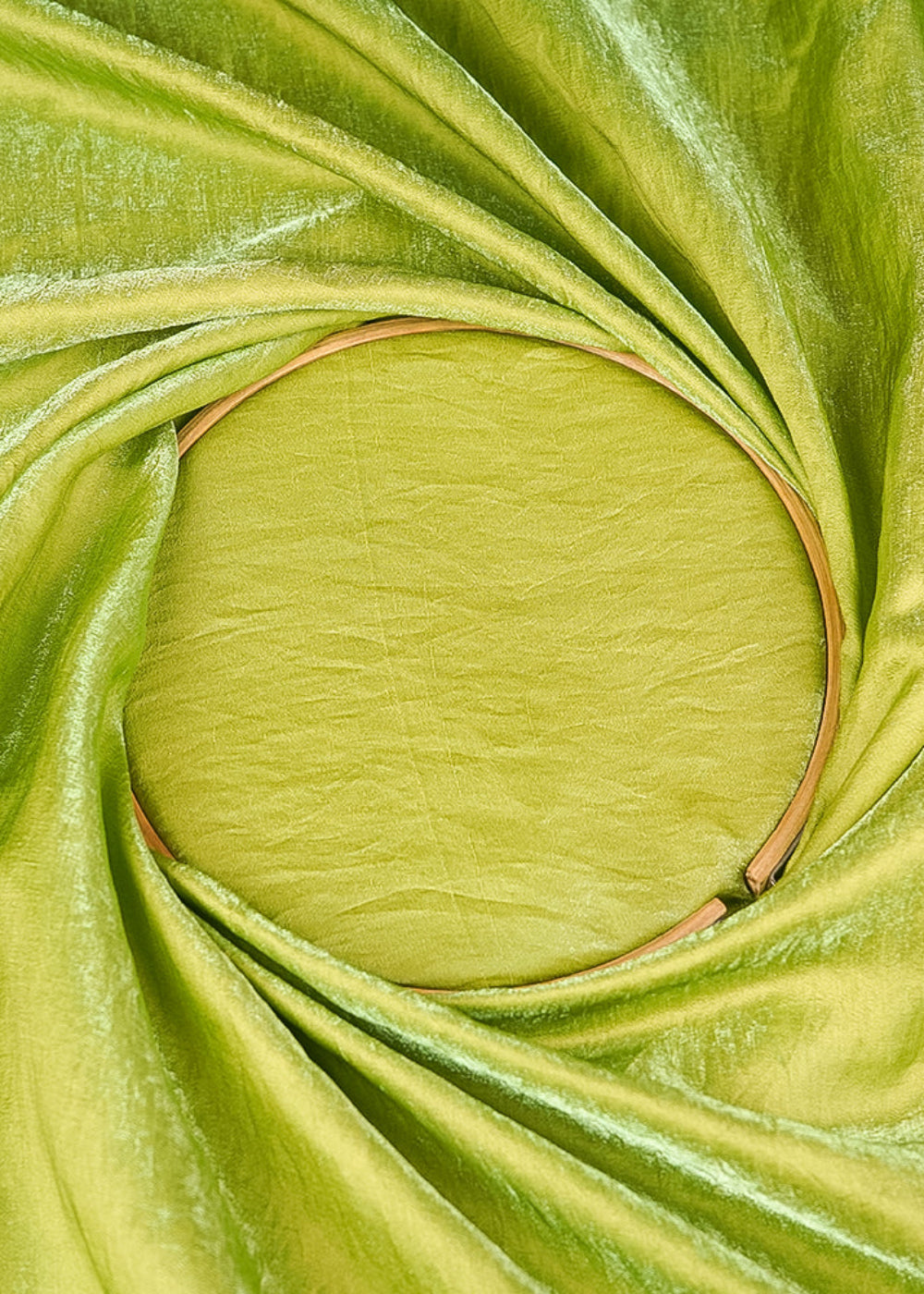 Jade Green Colored Diamond Silk Fabric 22989(106)