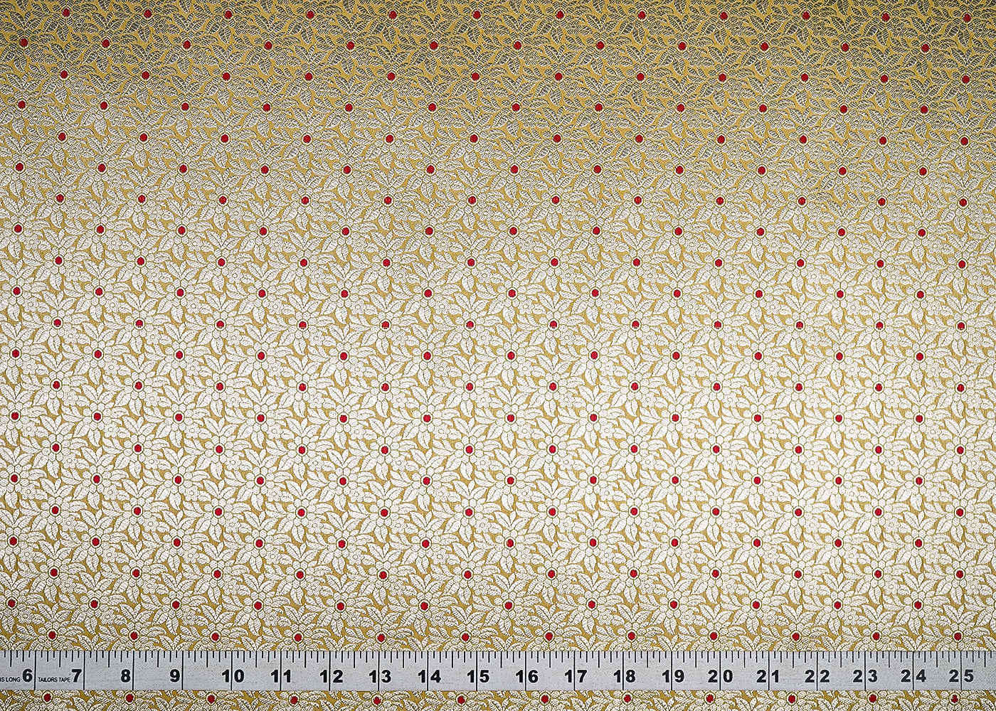 Gold-Banarasi-Brocade-Fabric-With-All-Over-Golden-Zari-Handloom-23005-measurement-view