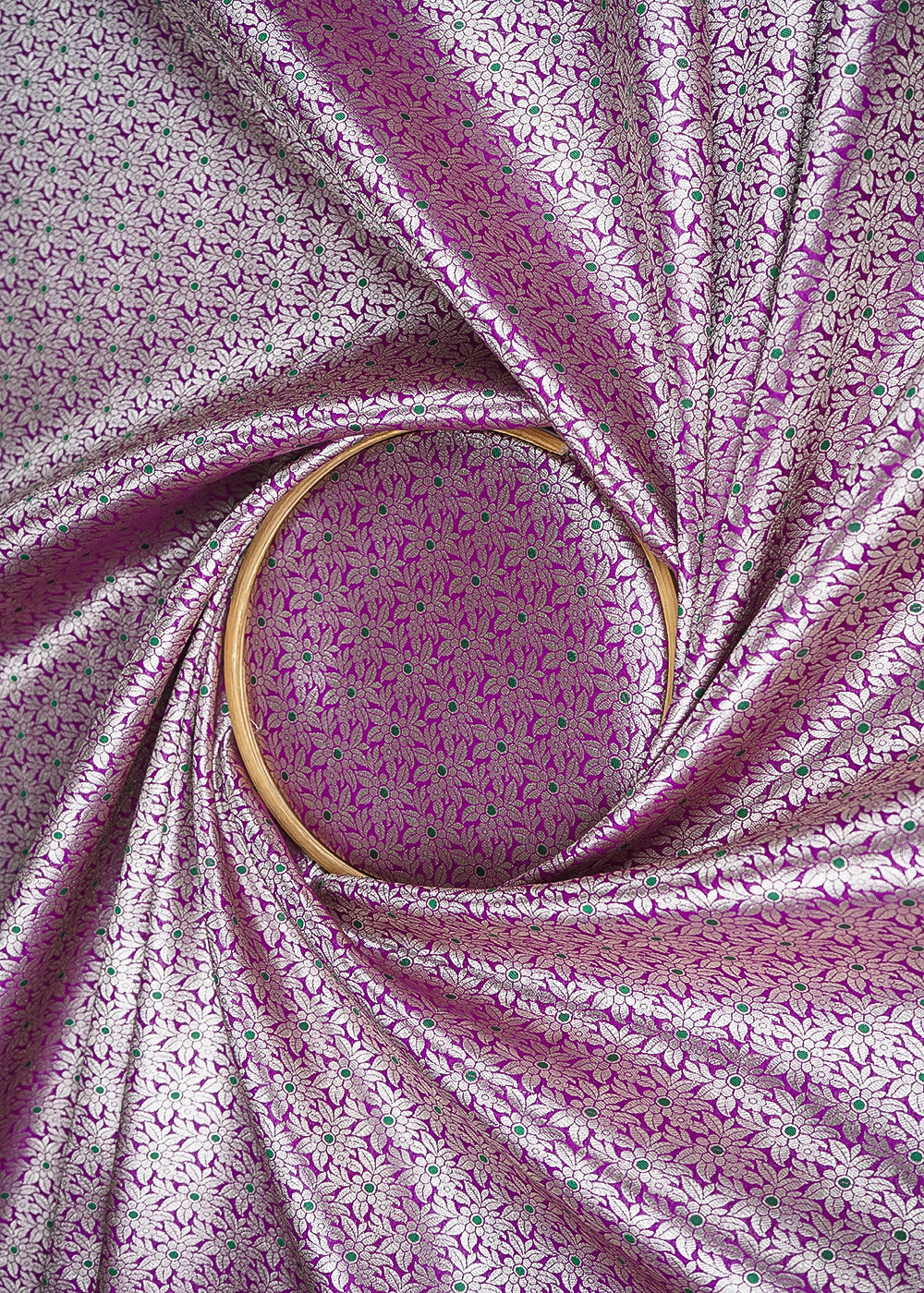 Purple-Banarasi-Brocade-Fabric-With-All-Over-Golden-Zari-Handloom-23011-close-view