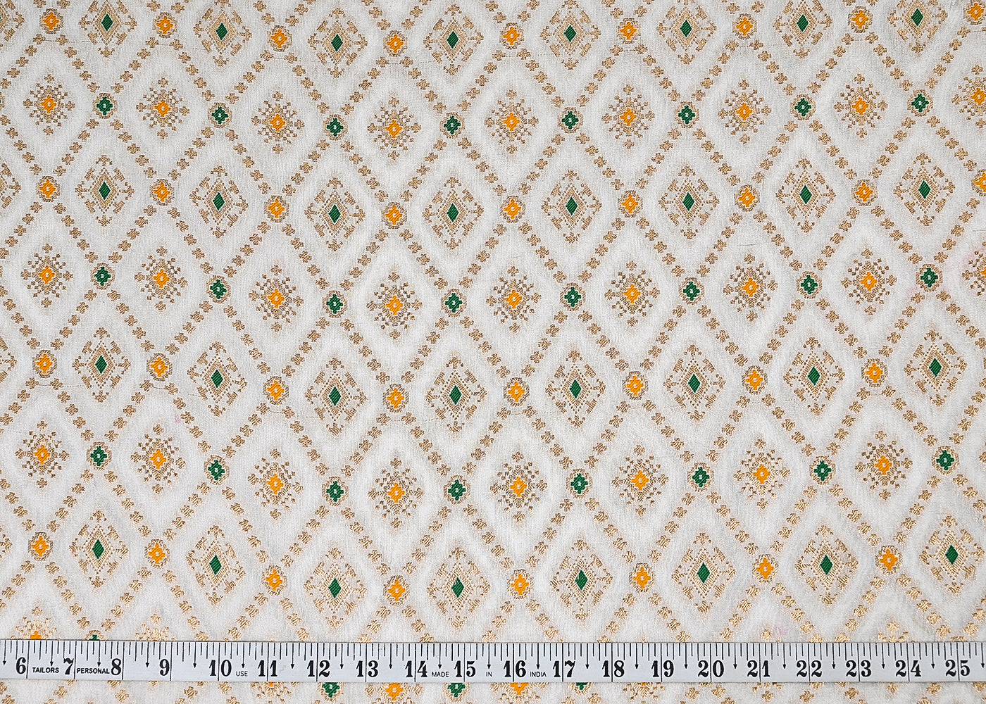 White-Dyeable-Georgette-Fabric-With-All-Over-Thread-And-Zari-Handloom-23025-measurement-view
