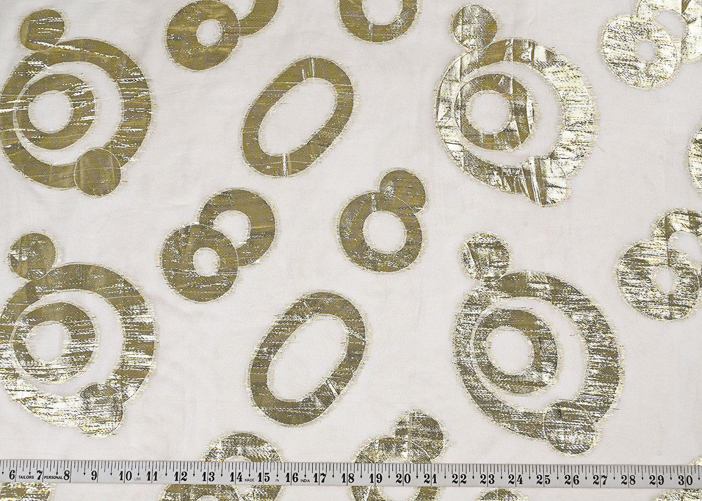 White-Dyeable-Georgette-Fabric-With-All-Over-Golden-Foil-Work-23031-measurement-view