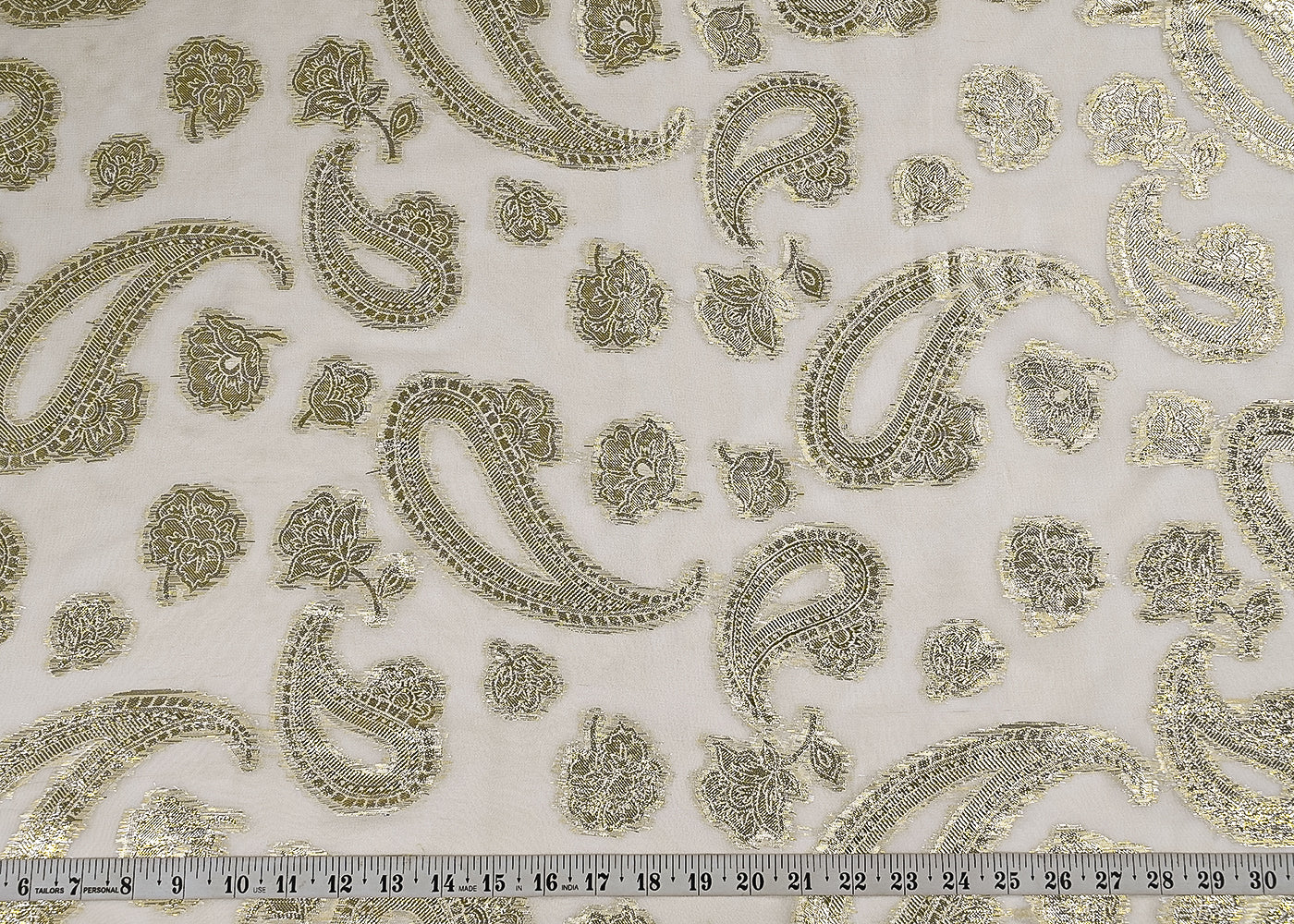 White-Dyeable-Georgette-Fabric-With-All-Over-Foil-Work-23040-measurement-view