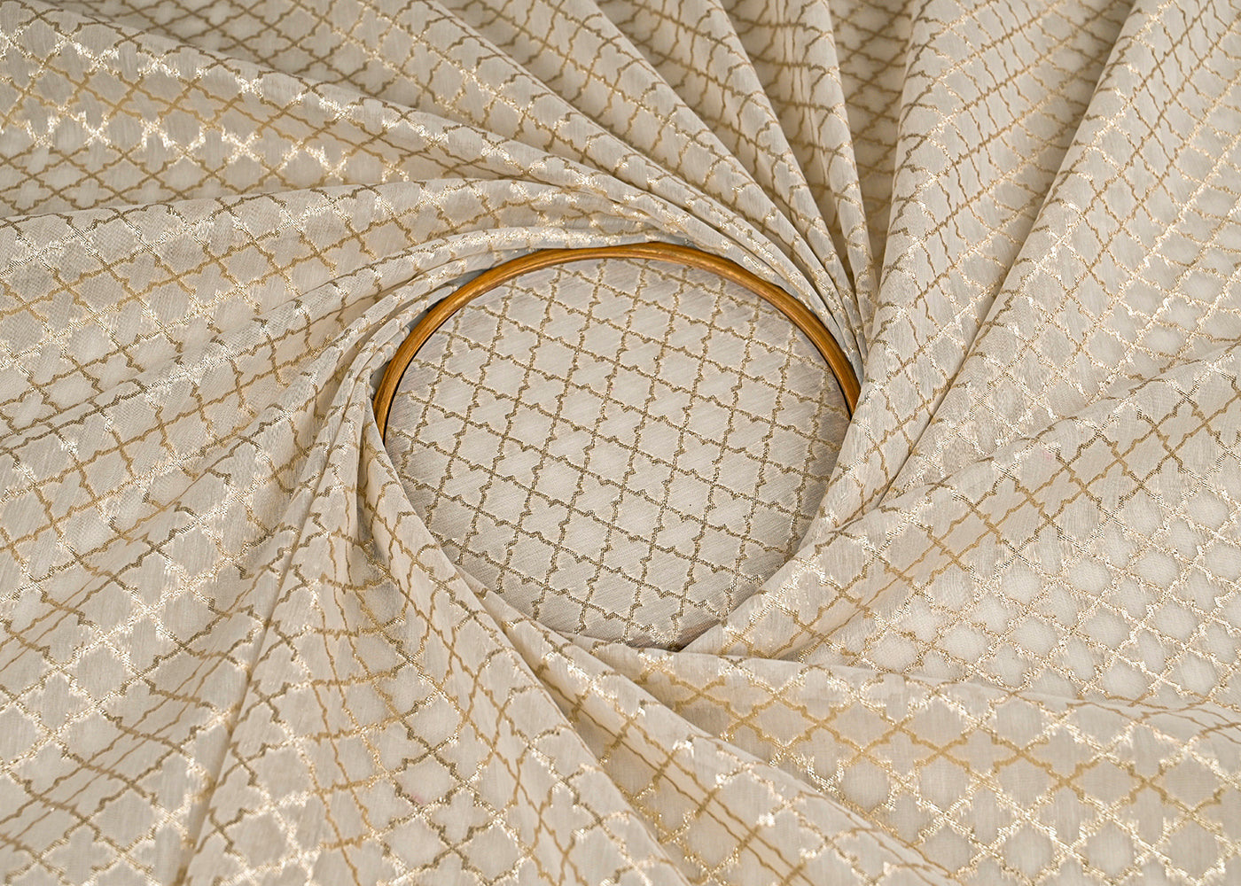 White-Dyeable-Chanderi-Fabric-With-All-Over-Zari-Handloom-23073-close-view