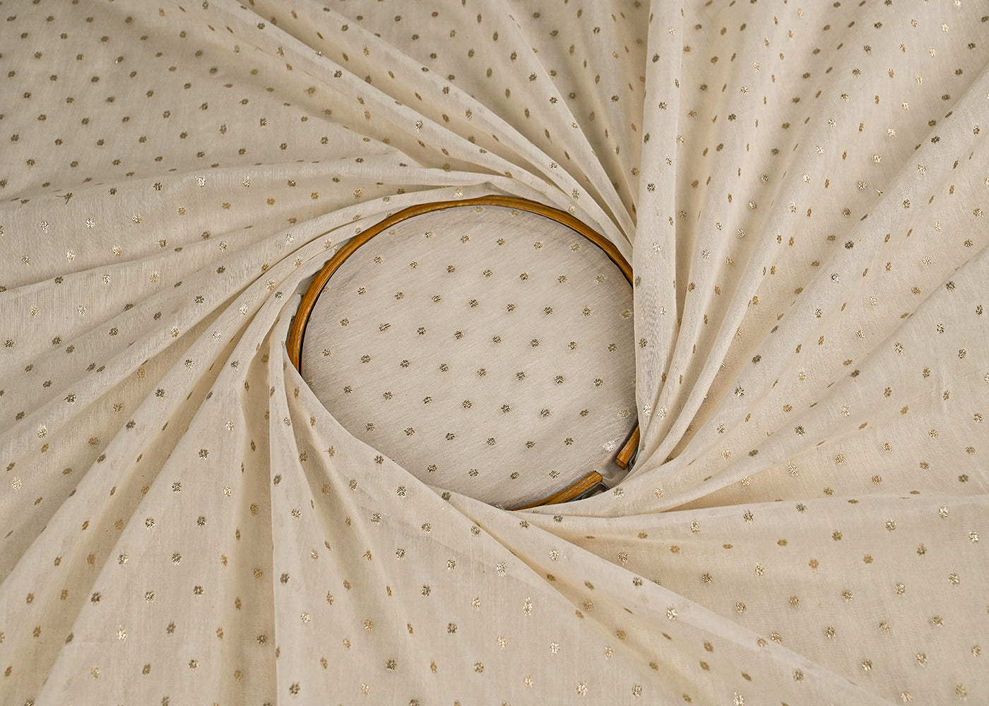White-Dyeable-Chanderi-Fabric-With-All-Over-Zari-Handloom-23075-close-view