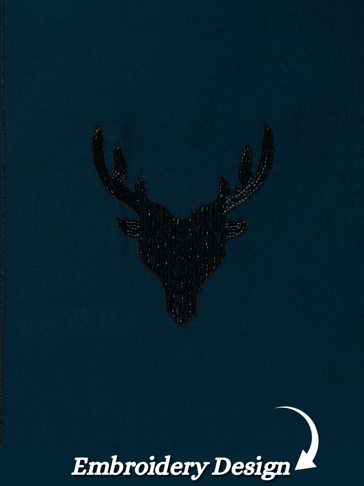The Kohinoor - Unstitched Teal Blue Kurta Fabric For Men 23140
