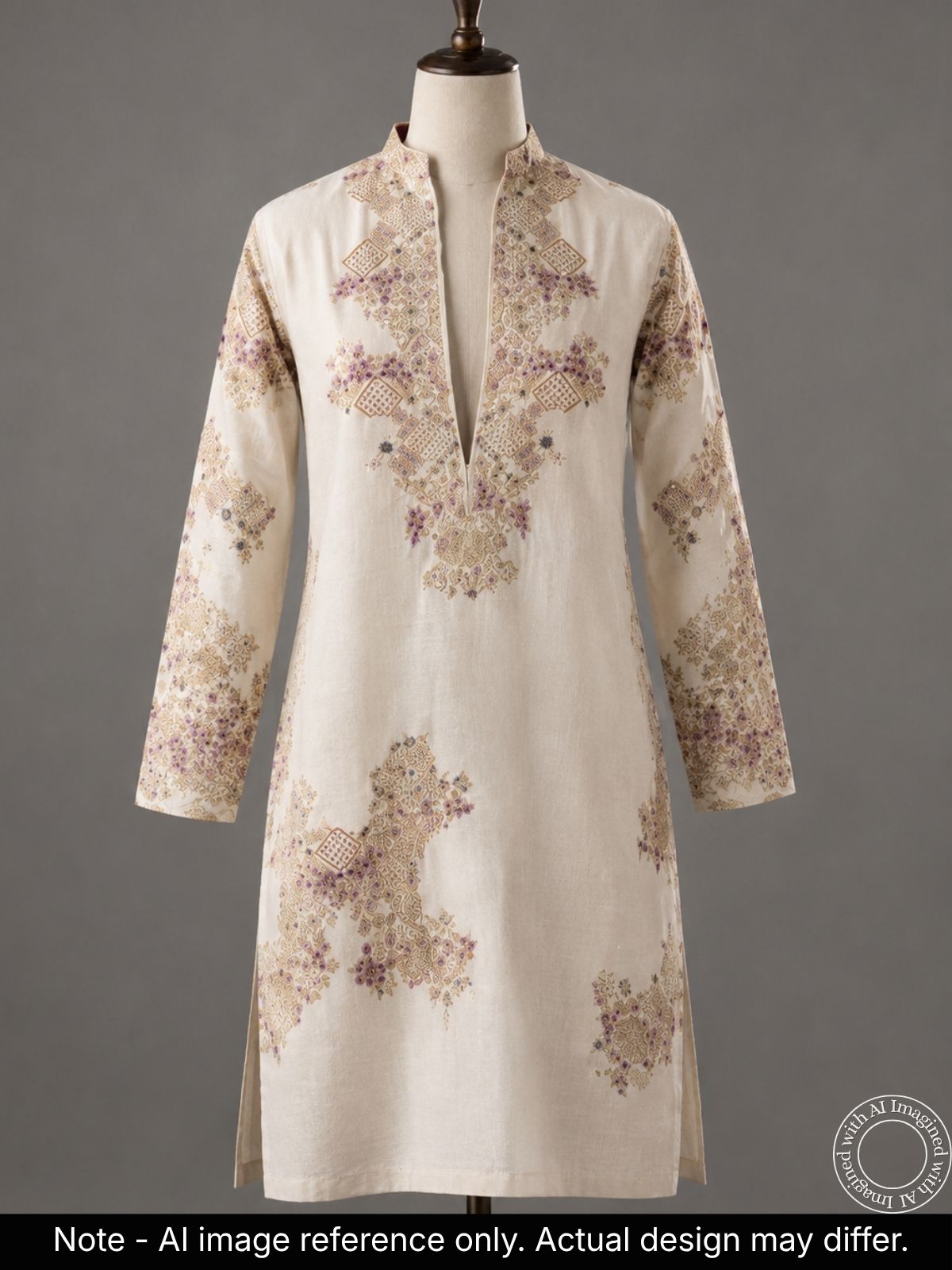 The Kohinoor - Unstitched White Kurta Fabric For Men 23141
