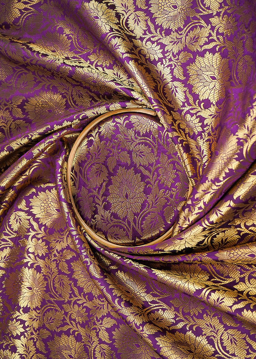 purple-banarasi-brocade-fabric-with-all-over-zari-handloom-23145-close-view