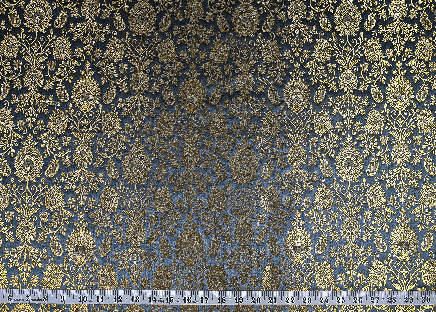 grey-banarasi-brocade-fabric-with-all-over-golden-zari-handloom-23182-measurement-view